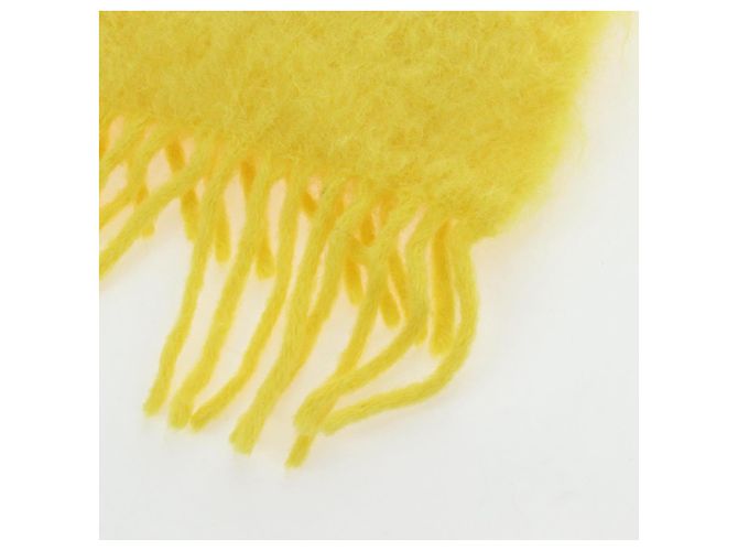 LOEWE x Studio Ghibli Spirited Away Boh Mouse Fly Bird Scarf Auth 167476SM Giallo - vista 10
