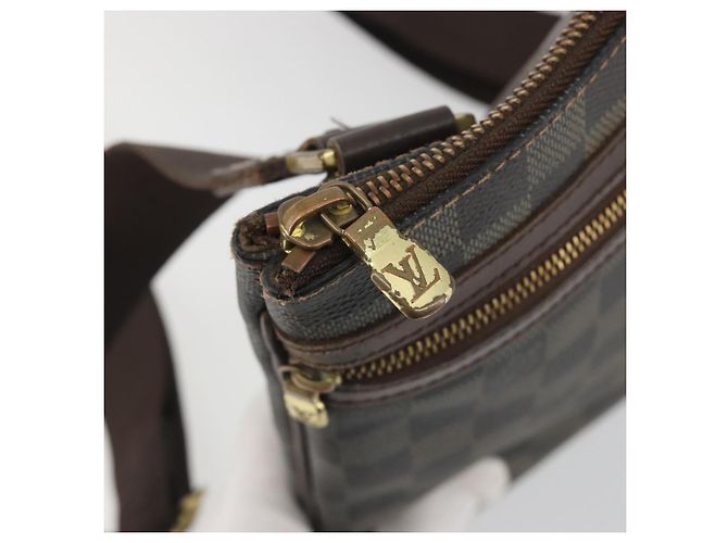 LOUIS VUITTON Damier Ebene Pochette Bosphore Shoulder Bag N51111 LV Auth BA14559 - vista 10
