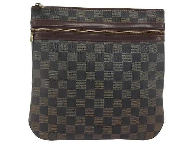 LOUIS VUITTON Damier Ebene Pochette Bosphore Shoulder Bag N51111 LV Auth BA14559 - vista 13