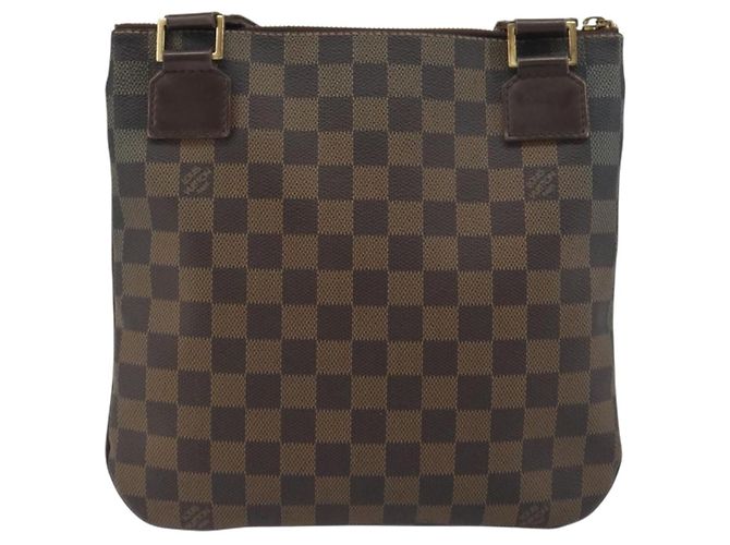 LOUIS VUITTON Damier Ebene Pochette Bosphore Shoulder Bag N51111 LV Auth BA14559 - vista 2