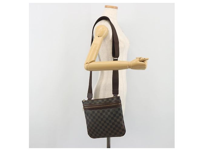 LOUIS VUITTON Damier Ebene Pochette Bosphore Shoulder Bag N51111 LV Auth BA14559 - vista 22