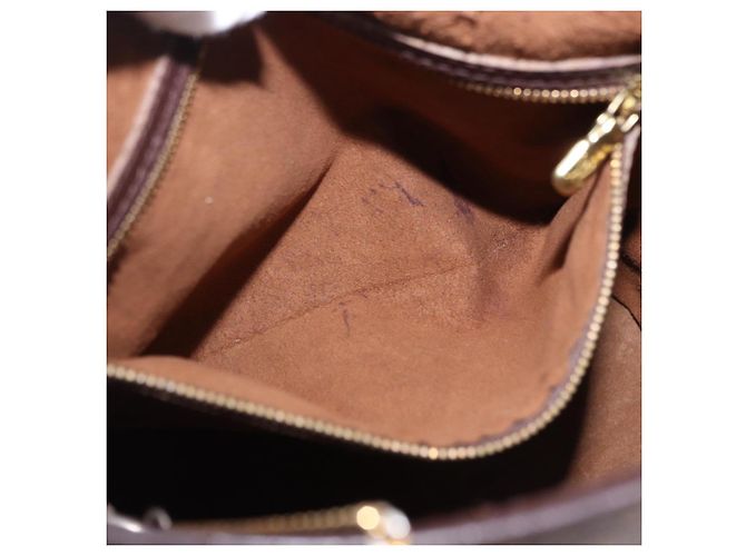 LOUIS VUITTON Borsa a tracolla Damier Ebene Marais N42240 LV Auth hk3963 - vista 20