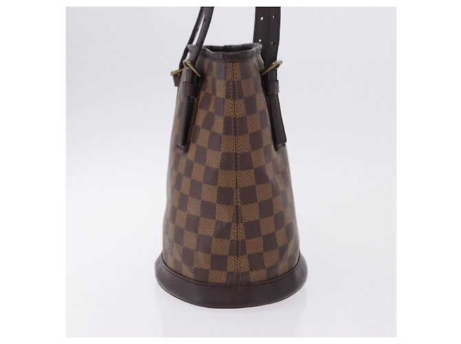 LOUIS VUITTON Borsa a tracolla Damier Ebene Marais N42240 LV Auth hk3963 - vista 4