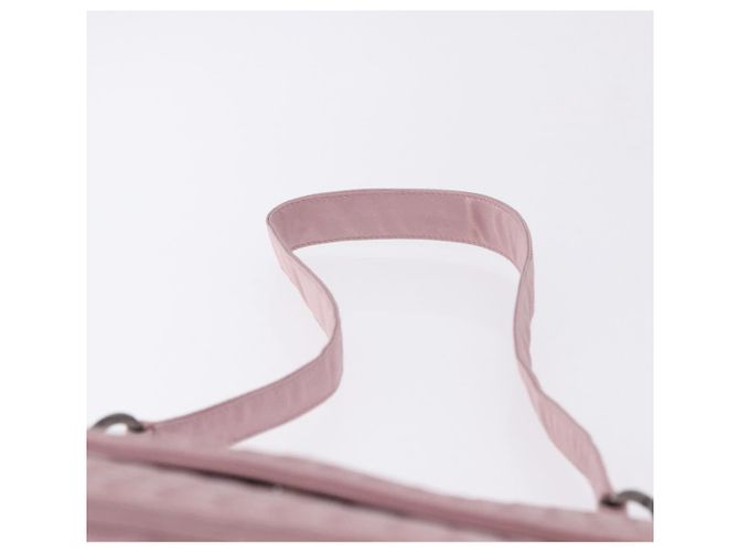 Borsa a Spalla BOTTEGA VENETA INTRECCIATO Satin Rosa Argento Auth 194840V - vista 8
