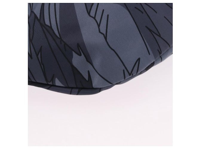 LOEWE LOEWE �~ Studio Ghibli Howl Marsupio in Nylon Nero Grigio Autentico 192555SM Marrone - vista 15