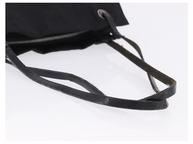 Borsa Tote FENDI Zucca Canvas Nera Argento Auth 194195 Nero - vista 7