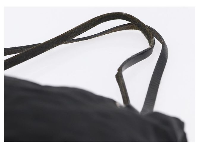 Borsa Tote FENDI Zucca Canvas Nera Argento Auth 194195 Nero - vista 8