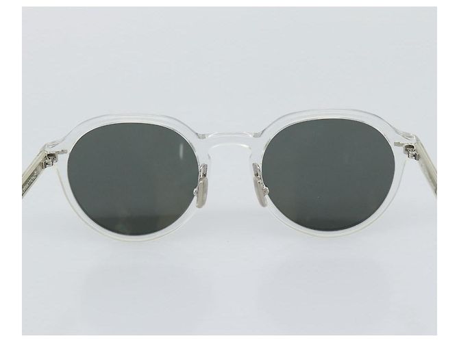 Occhiali da sole Christian Dior in plastica trasparente argento Auth BA14260 - vista 10