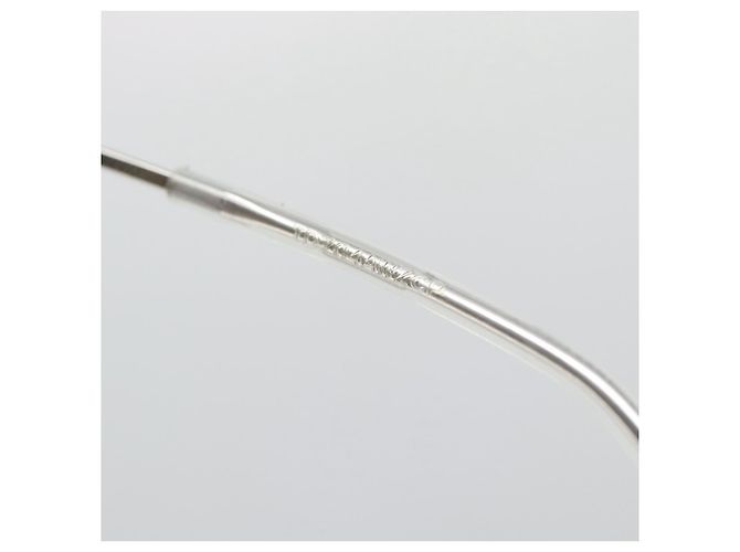 Occhiali da sole Christian Dior in plastica trasparente argento Auth BA14260 - vista 13