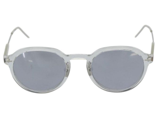 Occhiali da sole Christian Dior in plastica trasparente argento Auth BA14260 - vista 2