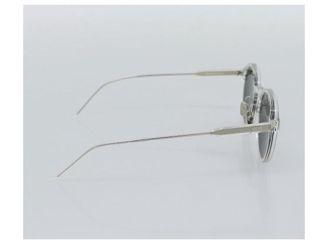 Occhiali da sole Christian Dior in plastica trasparente argento Auth BA14260 - vista 4