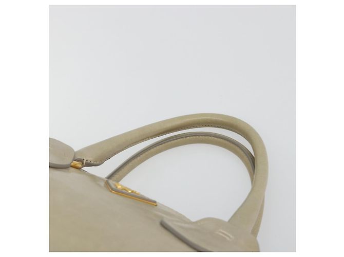 Borsa PRADA in pelle 2way Beige Gold Auth 193894A D'oro - vista 14