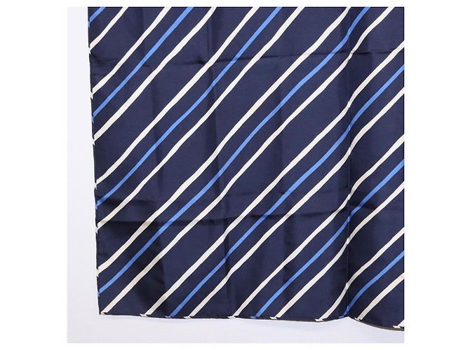 LOEWE Christian Dior Saint Laurent Sciarpa in seta set da 4 Rosso Blu Navy Marrone Auth bs36356 - vista 23