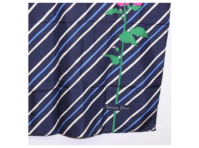 LOEWE Christian Dior Saint Laurent Sciarpa in seta set da 4 Rosso Blu Navy Marrone Auth bs36356 - vista 24