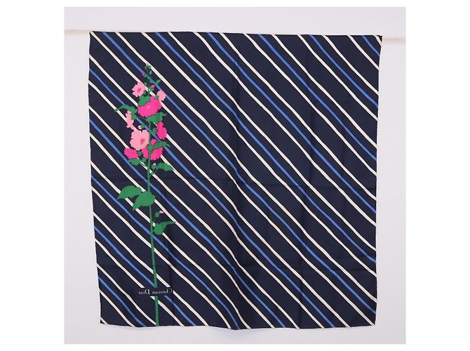 LOEWE Christian Dior Saint Laurent Sciarpa in seta set da 4 Rosso Blu Navy Marrone Auth bs36356 - vista 25