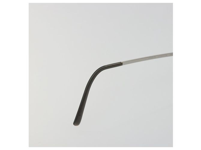 Gafas de sol CHANEL Rimless Metal Red Silver CC Auth BA14258M Plata Roja - vista 16