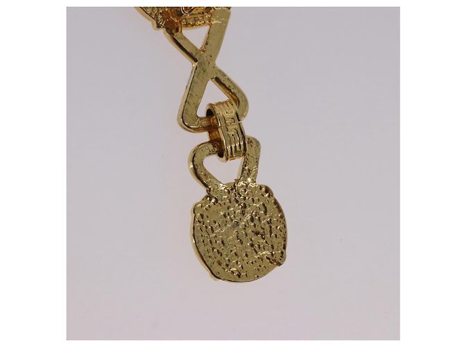 Orecchini Gianni Versace Medusa in metallo color oro Auth BA14710V - vista 6