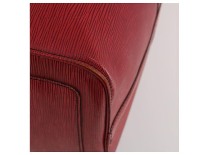 LOUIS VUITTON Epi Keepall 50 Boston Bag Rosso M42967 LV Auth 193031A - vista 14