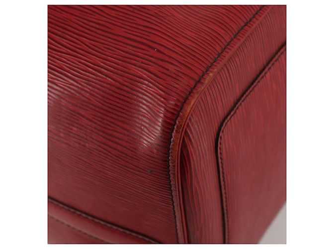 LOUIS VUITTON Epi Keepall 50 Boston Bag Rosso M42967 LV Auth 193031A - vista 15