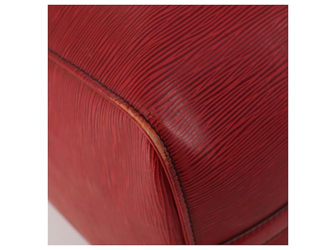 LOUIS VUITTON Epi Keepall 50 Boston Bag Rosso M42967 LV Auth 193031A - vista 16