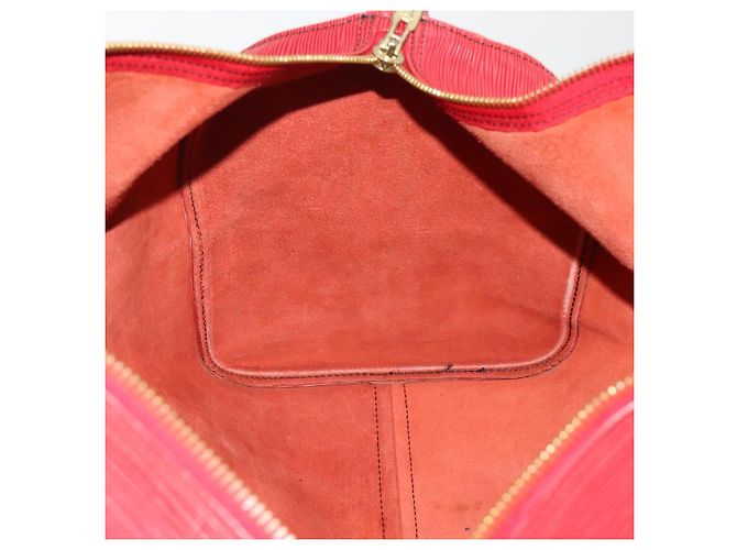 LOUIS VUITTON Epi Keepall 50 Boston Bag Rosso M42967 LV Auth 193031A - vista 19