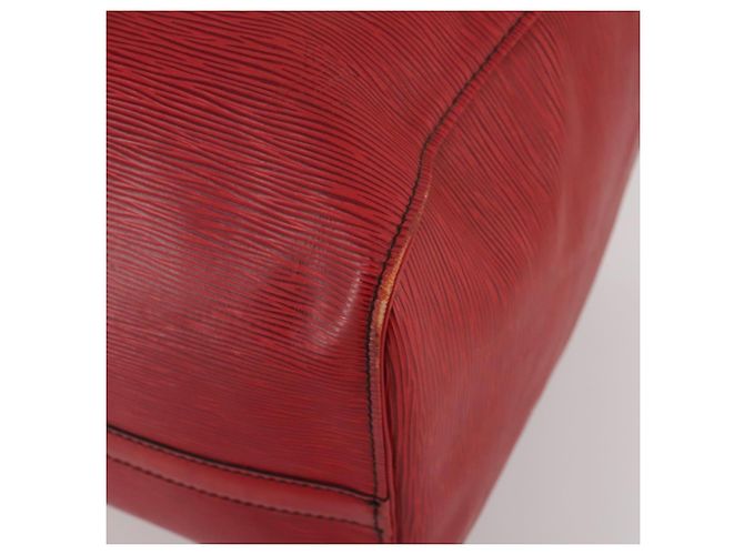 LOUIS VUITTON Epi Keepall 50 Boston Bag Rosso M42967 LV Auth 193031A - vista 9