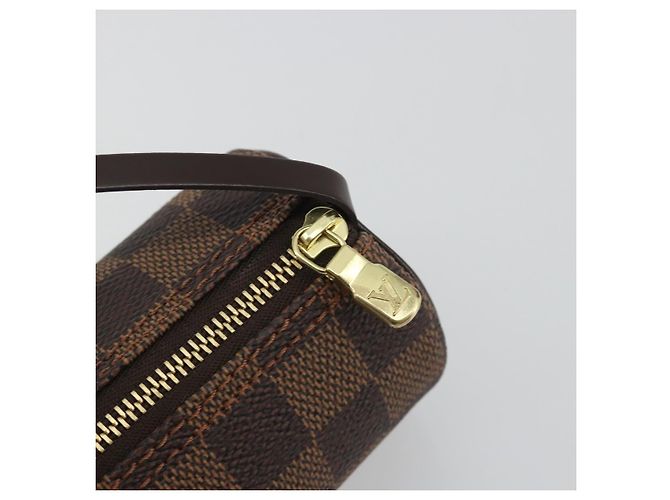 LOUIS VUITTON Damier Ebene Papillon Pouch LV Auth 193550V - vista 10