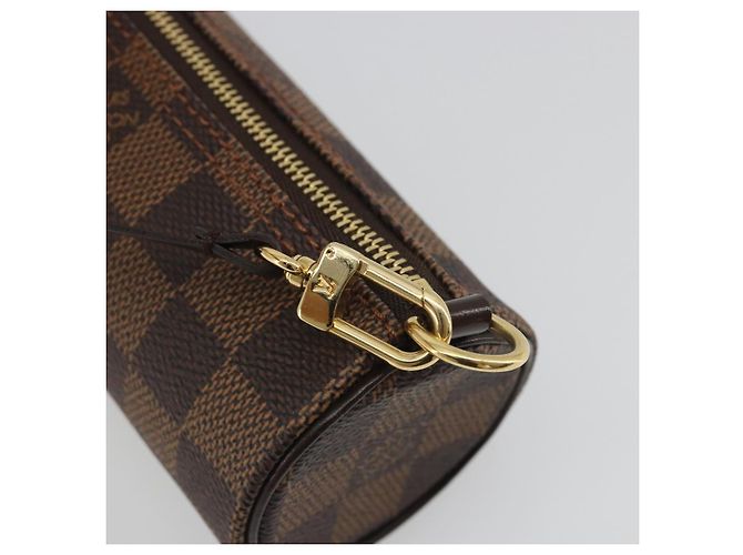 LOUIS VUITTON Damier Ebene Papillon Pouch LV Auth 193550V - vista 11