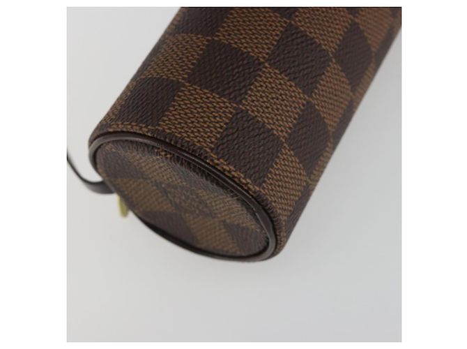 LOUIS VUITTON Damier Ebene Papillon Pouch LV Auth 193550V - vista 14