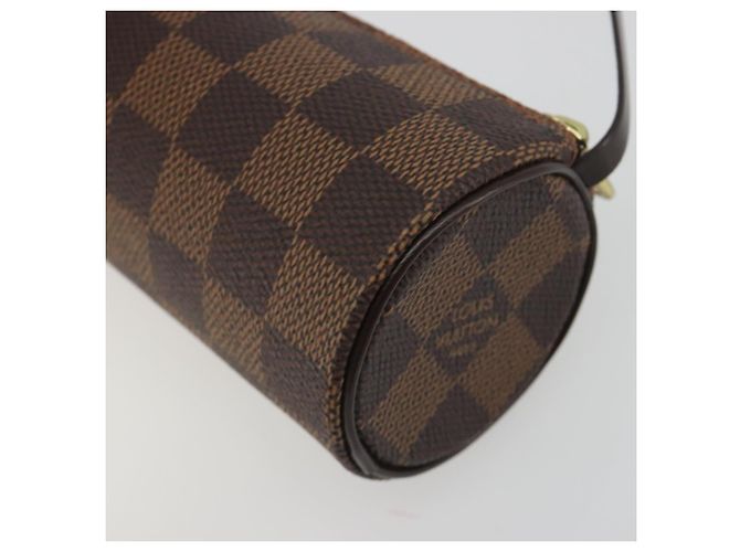 LOUIS VUITTON Damier Ebene Papillon Pouch LV Auth 193550V - vista 15