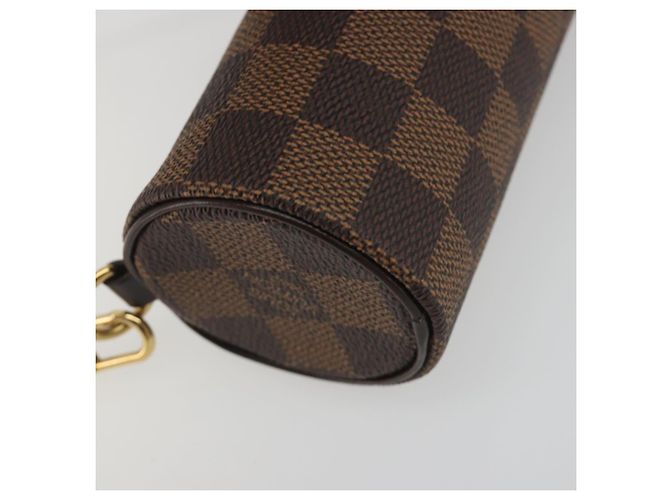 LOUIS VUITTON Damier Ebene Papillon Pouch LV Auth 193550V - vista 16