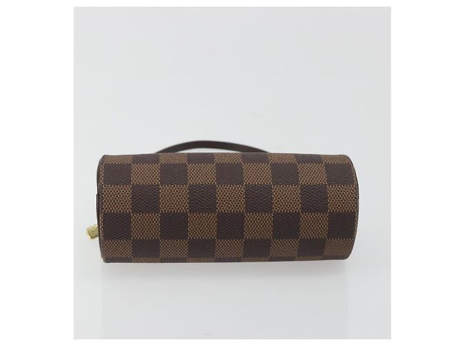 LOUIS VUITTON Damier Ebene Papillon Pouch LV Auth 193550V - vista 5