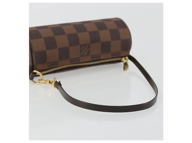 LOUIS VUITTON Damier Ebene Papillon Pouch LV Auth 193550V - vista 7