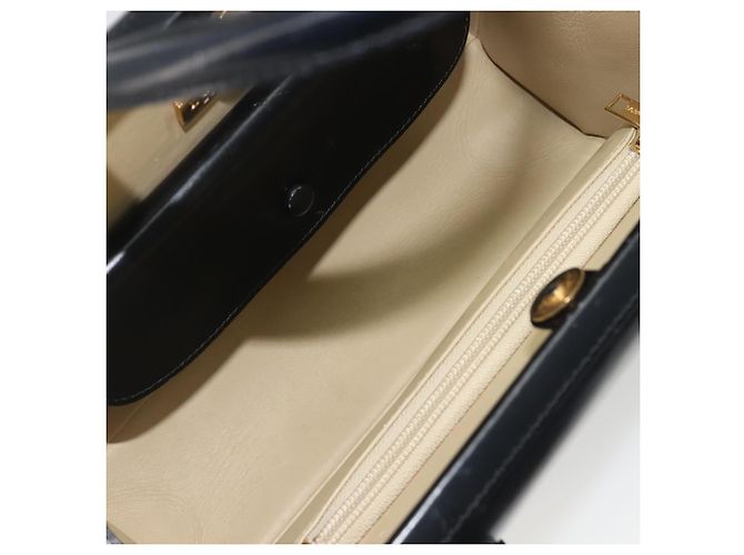 Borsa a mano LOEWE in pelle nera Auth bs36661 Nero - vista 11