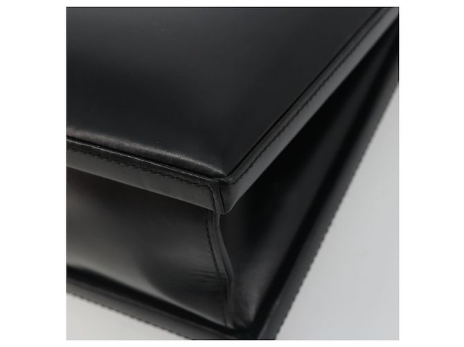 Borsa a mano LOEWE in pelle nera Auth bs36661 Nero - vista 15