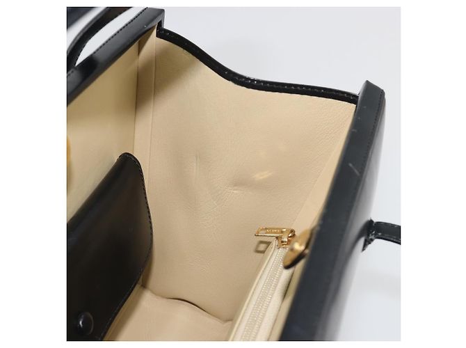Borsa a mano LOEWE in pelle nera Auth bs36661 Nero - vista 17