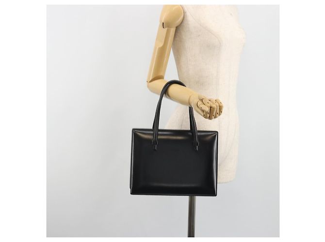 Borsa a mano LOEWE in pelle nera Auth bs36661 Nero - vista 22