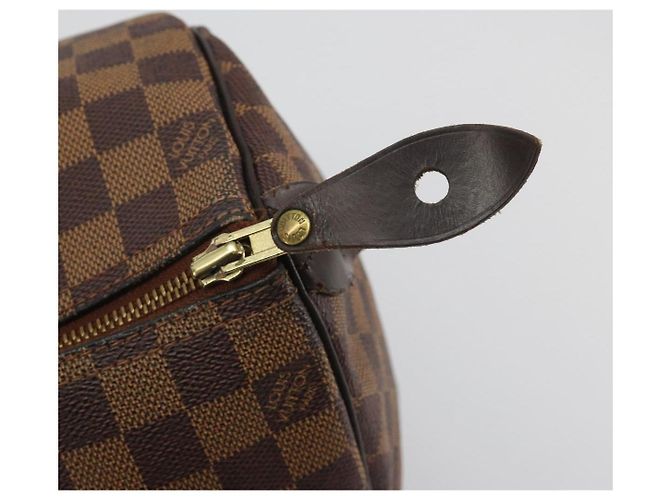 LOUIS VUITTON Borsa Damier Ebene Speedy 35 Hand Bag N41363 LV Auth bs36583 - vista 10
