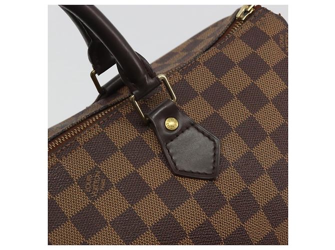 LOUIS VUITTON Borsa Damier Ebene Speedy 35 Hand Bag N41363 LV Auth bs36583 - vista 18