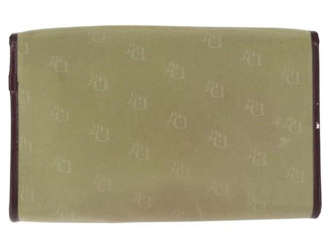 Borsa a tracolla con catena Christian Dior in nylon beige oro Auth bs36401 D'oro - vista 3