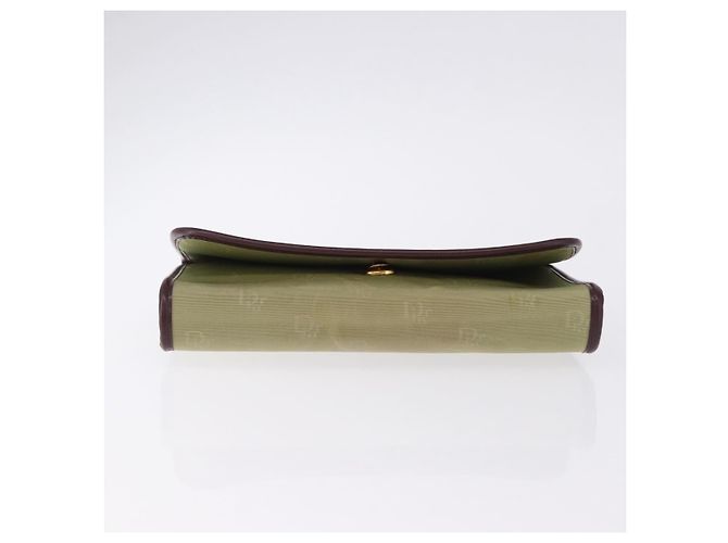 Borsa a tracolla con catena Christian Dior in nylon beige oro Auth bs36401 D'oro - vista 9