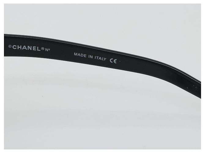 Gafas de sol CHANEL plástico Negro CC Auth bs36572 - vista 11