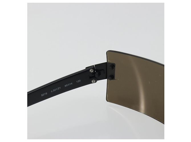 Gafas de sol CHANEL plástico Negro CC Auth bs36572 - vista 15