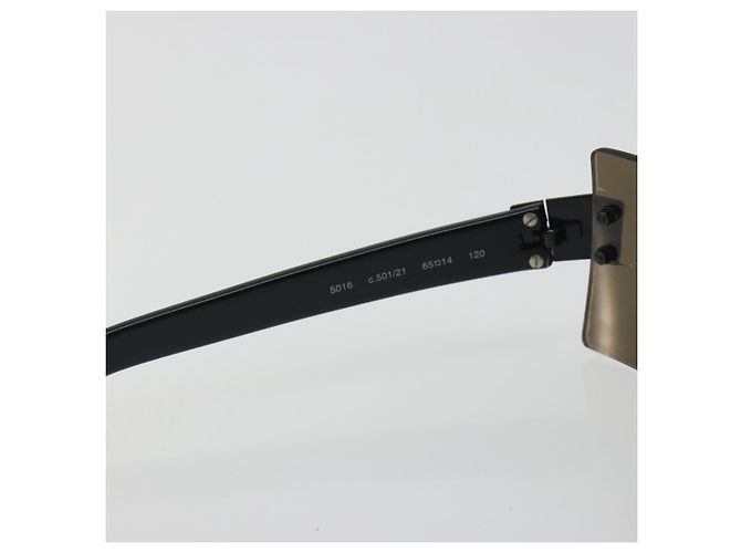 Gafas de sol CHANEL plástico Negro CC Auth bs36572 - vista 16