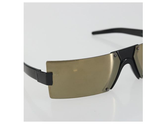 Gafas de sol CHANEL plástico Negro CC Auth bs36572 - vista 6