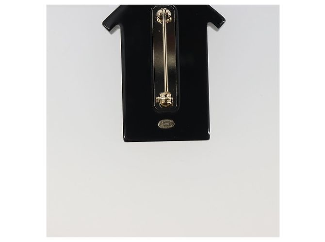 Spilla CHANEL in plastica Blu CC Auth 195313M - vista 9