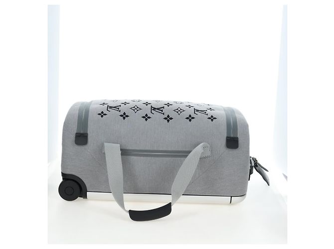 LOUIS VUITTON Monogram Jacquard Knit Horizon Soft 2R55 Gray M20129 Auth ki6739M Marrone - vista 4