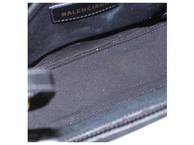 BALENCIAGA Canvas Handbag mit Hardware 2way White Gold 693662 Auth bs36453 - Ansicht 11