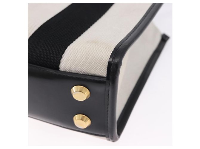 BALENCIAGA Canvas Handbag mit Hardware 2way White Gold 693662 Auth bs36453 - Ansicht 16