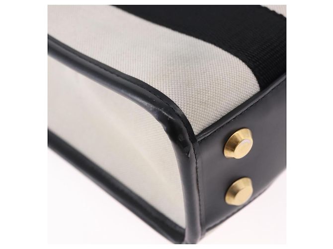 BALENCIAGA Canvas Handbag mit Hardware 2way White Gold 693662 Auth bs36453 - Ansicht 17